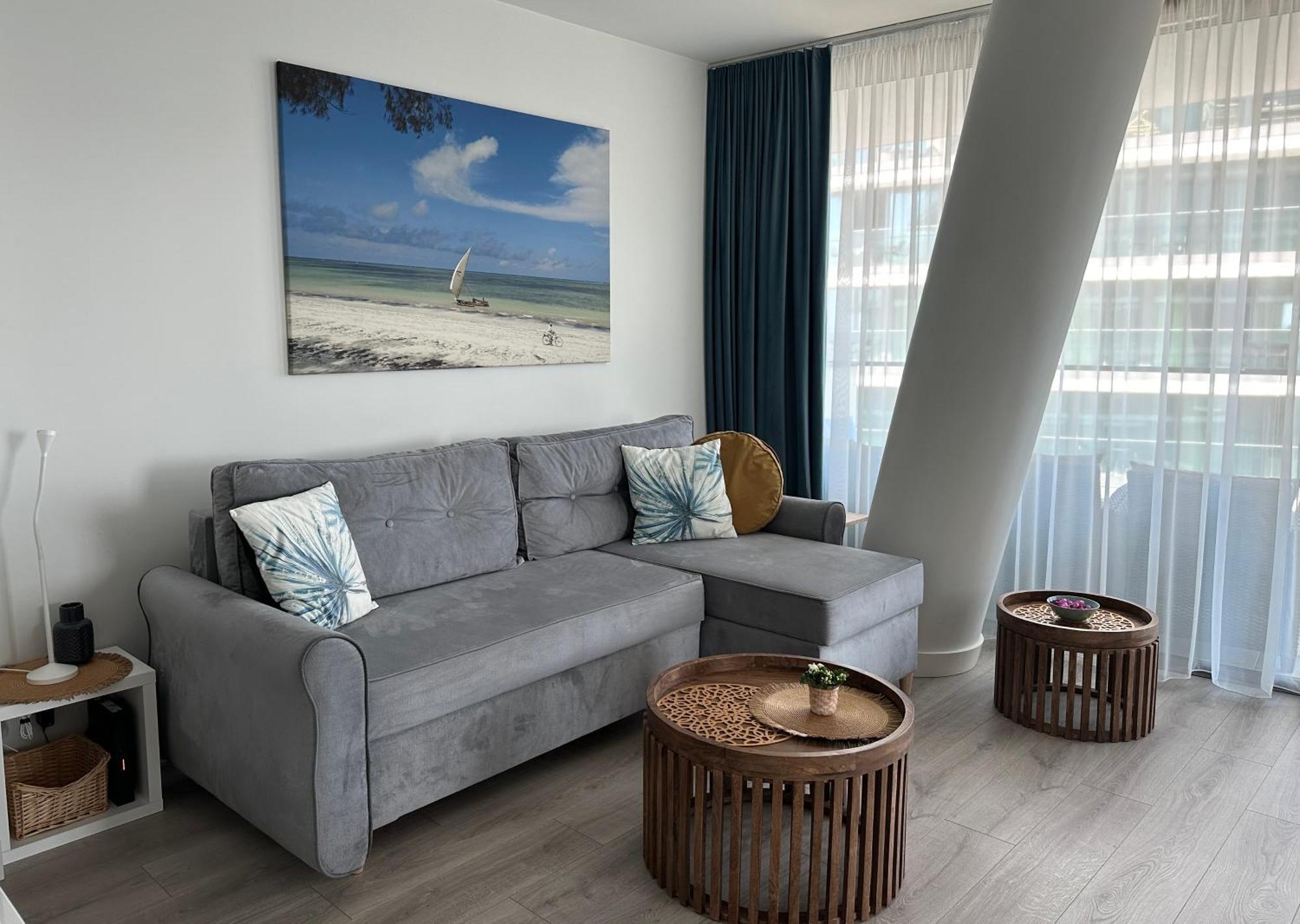 Apartament Blue Lagoon A542 W Wave ミエンジズドロイェ エクステリア 写真